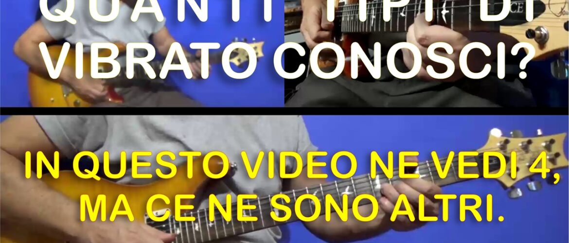 Il vibrato nella chitarra
