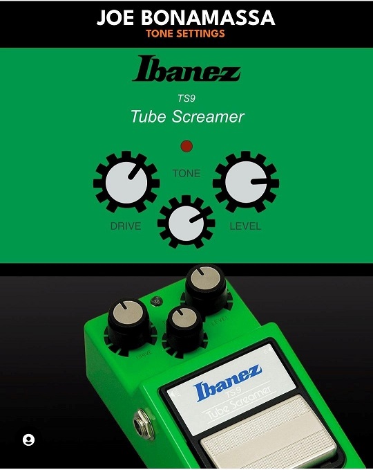 Pedali per chitarra il Tube Screamer Joe Bonamassa Setup